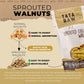 Tata Raw - Sprouted Organic Walnuts - Plain. Nothing Added -1 Lb. Soaked & Air Dried Super Quality. Raw. Alive. Activated. Fresh