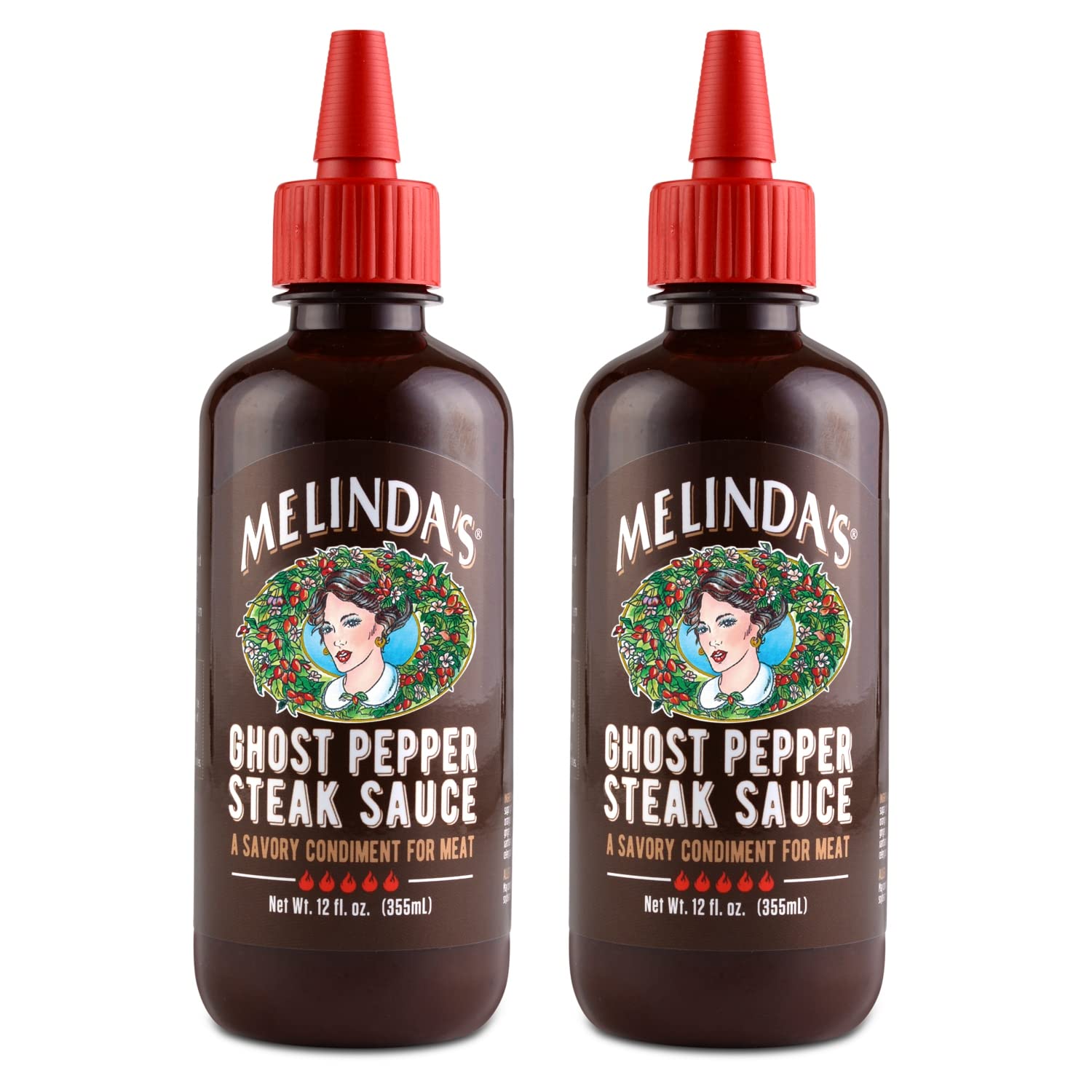 Melinda'S - Ghost Pepper Steak Sauce - 12Oz, 2Pk