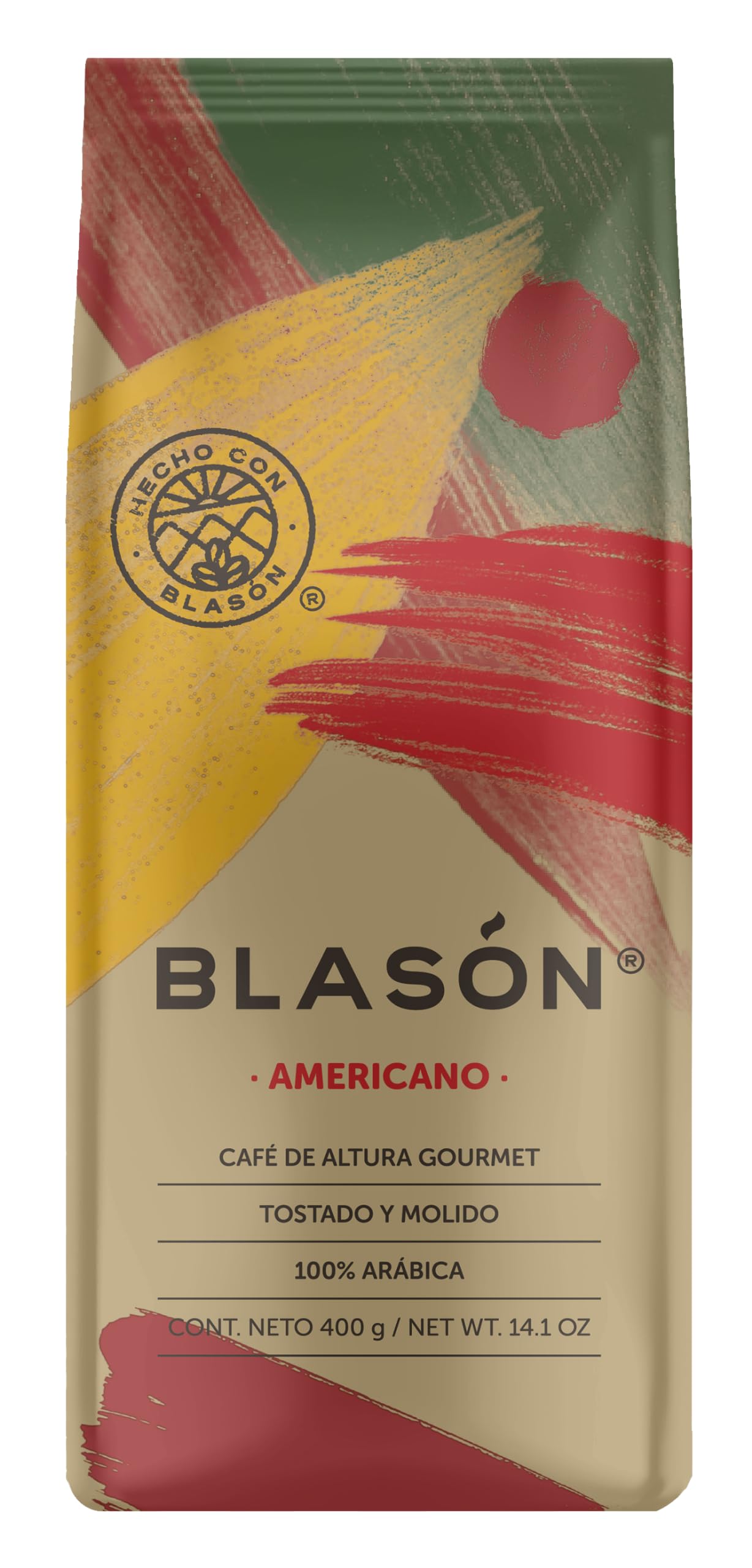 Mexican Blason Americano Ground Coffee, 14.1 Ounces