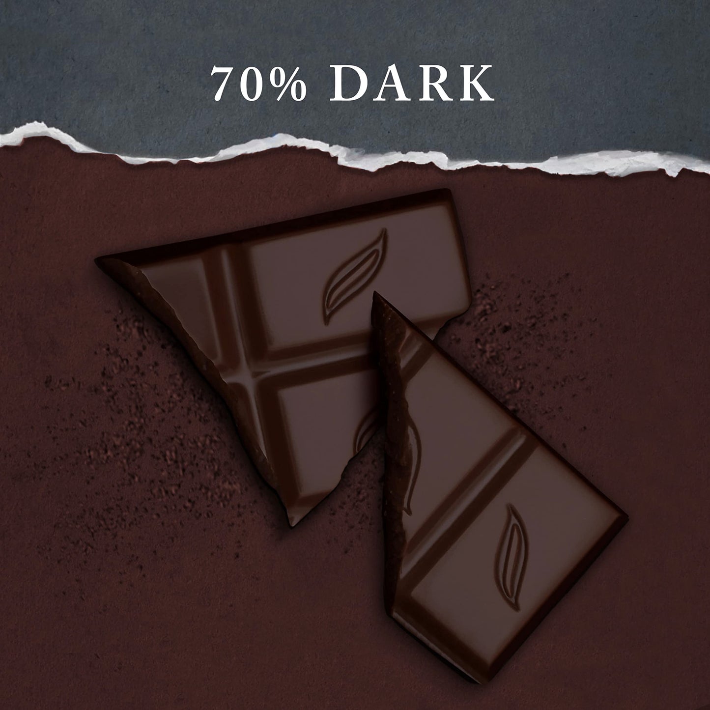Green & Blacks Organic Dark Chocolate Bar, 70% Cacao, 3.17 oz, Pack of 10