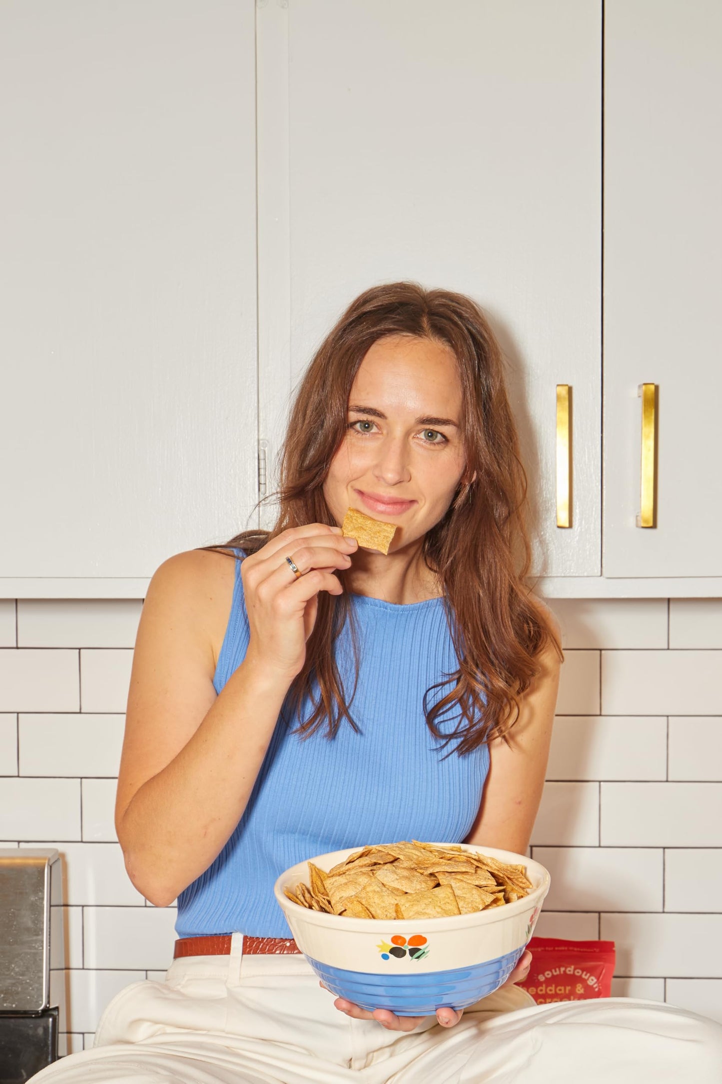 Unbothered Foods Rosemary & Sea Salt Sourdough Crackers - Gut-Friendly & Easy to Digest, Non-GMO, No Added Sugar, Nut-Free, Perf