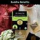 Buddha Teas - 4Th Chakra Tea - Organic Herbal Tea - For Balance, Love & Forgiveness - With Hawthorn Berry, Lavender, Hyssop & Rose Quartz Essence - Ou Kosher - 18 Tea Bags (Pack Of 1)