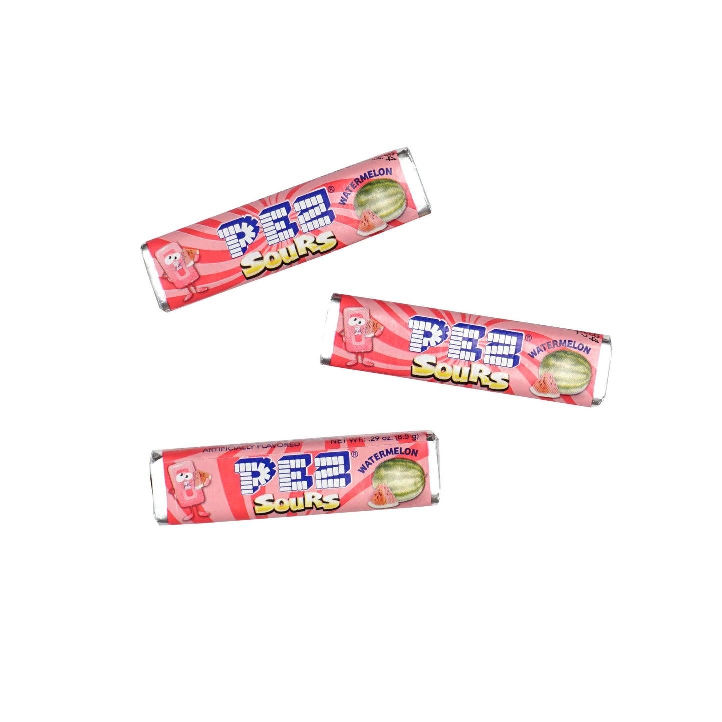 Pez Candy Refills, Sour Watermelon Flavor, 1 Pound Bulk Bag (Approx. 40 Pieces), Pez Candy Wrapped