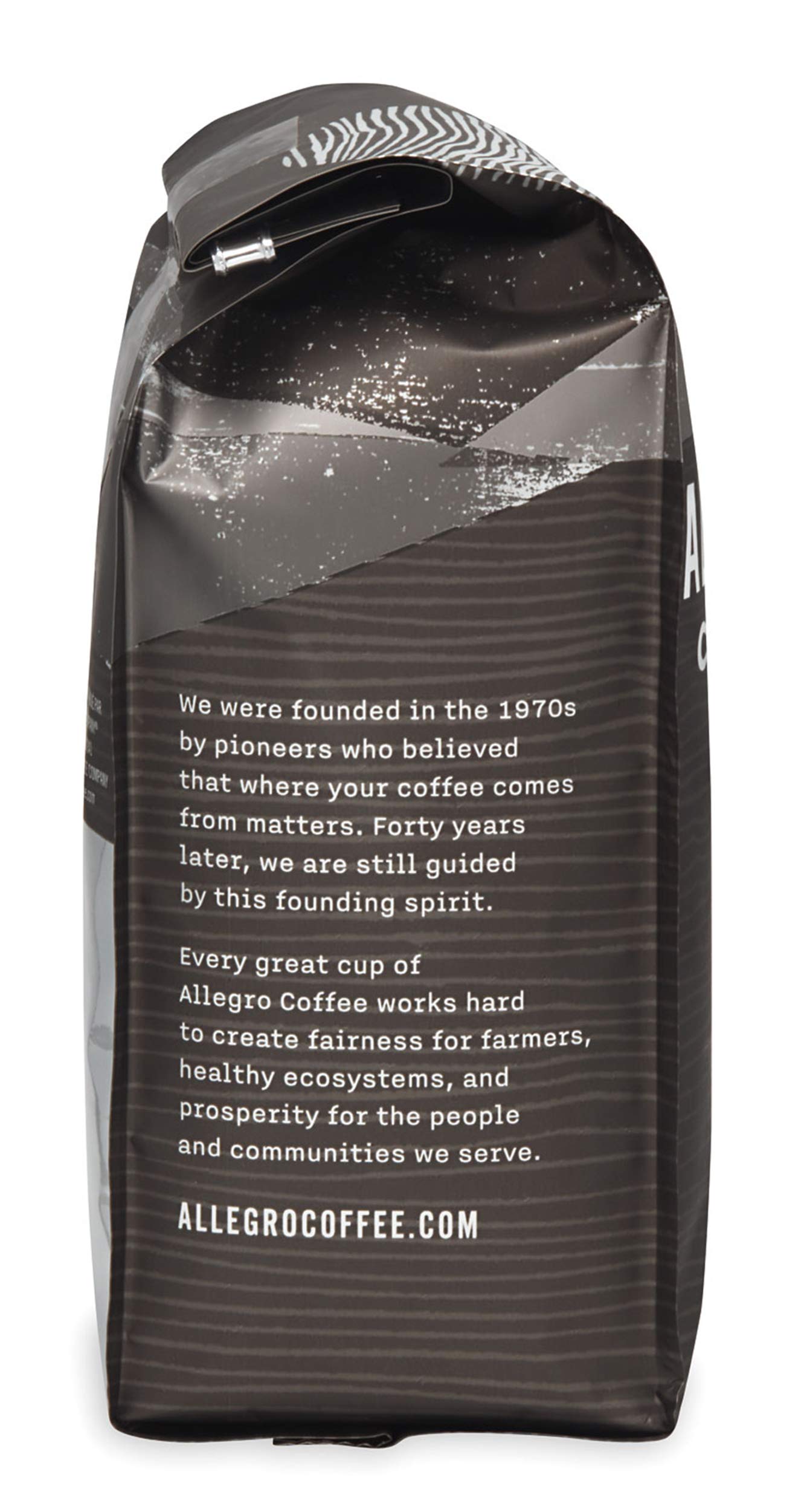 Allegro Coffee Half Caff, French Roast Ground Coffee, 12 Oz