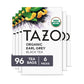 TAZO Organic Earl Grey Tea, High Caffeine, 96 Tea Bags, Pack of 6, Model 69591048