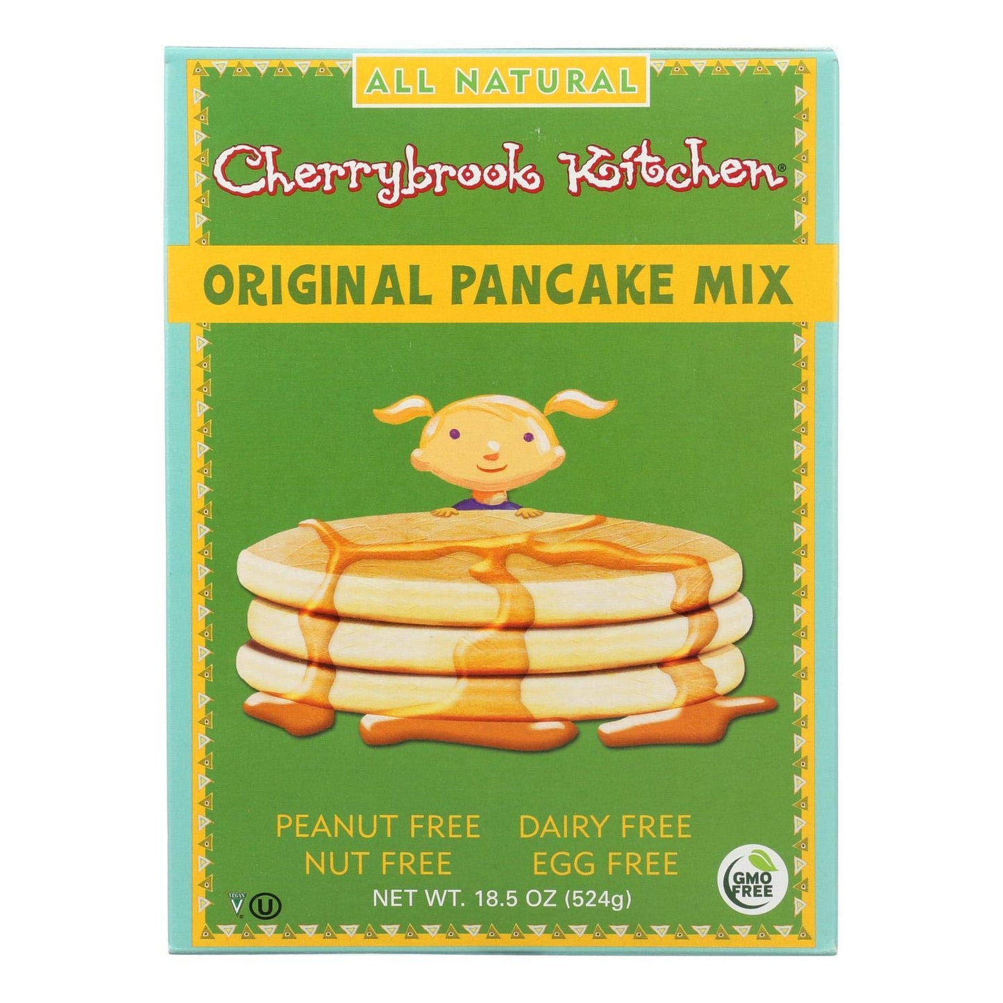 Cherrybrook Kitchen Original Pancake Mix, 18.5 Oz (Pack Of 6)