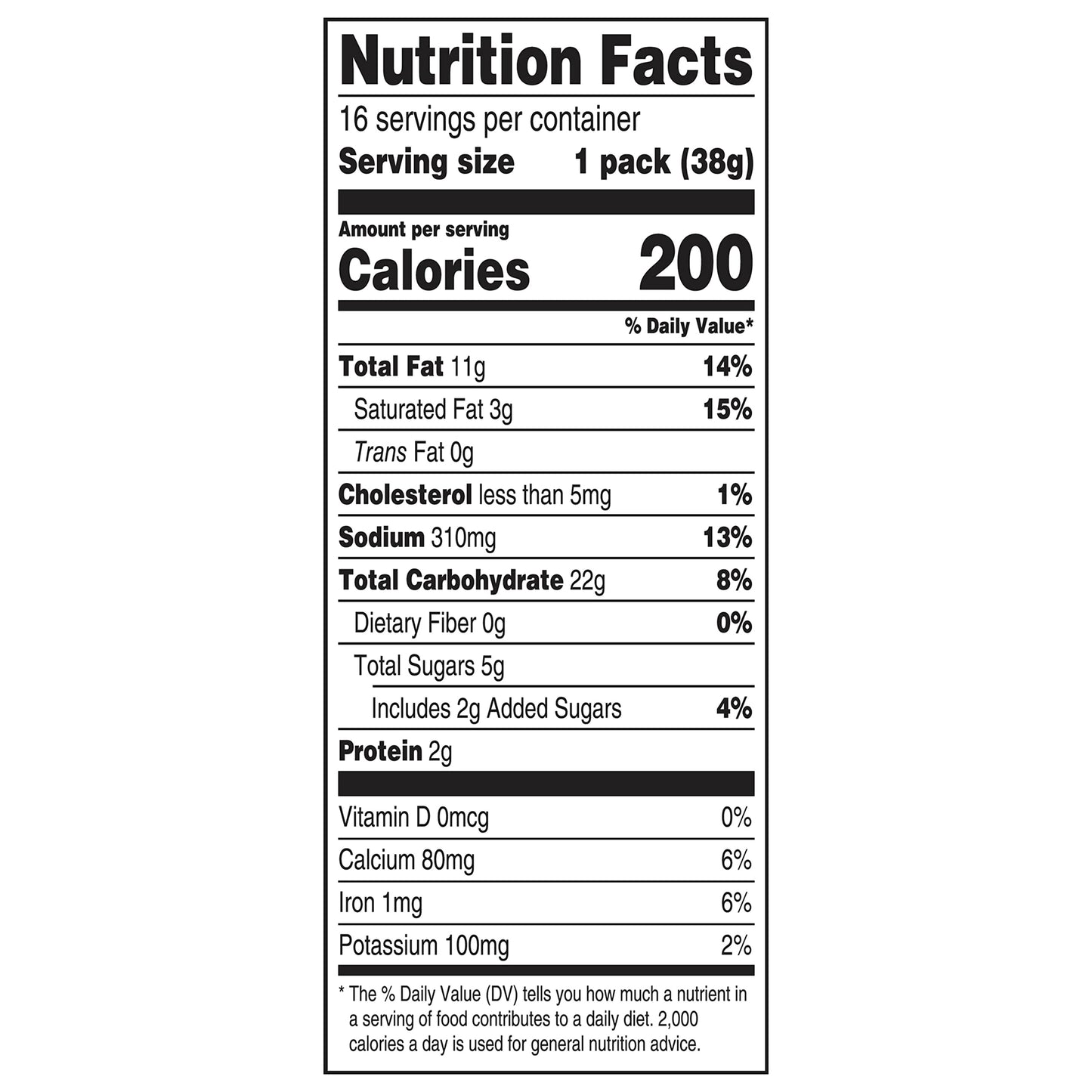 RITZ Cheese Sandwich Crackers, Family Size, 96 Snack Packs (6 Boxes, 6 Crackers Per Pack)