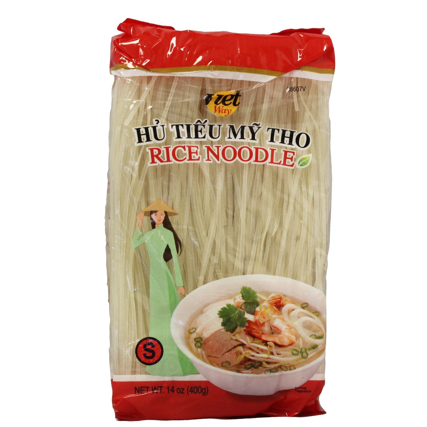 Viet Way Rice Noodle Sticks For Pho, 14Oz (3 Packs) (S)