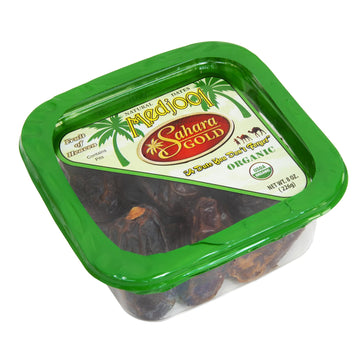 Sahara Gold Organic Medjool Dates - 8 oz (227 g), Vegan, Gluten-Free, No Sugar Added Great Gift for Friends & Family, Sweet Date