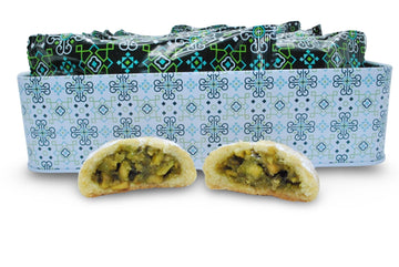 Al Bohsali Maamoul Pistachio Filled Shortbread Cookies 12 Individual Pouches
