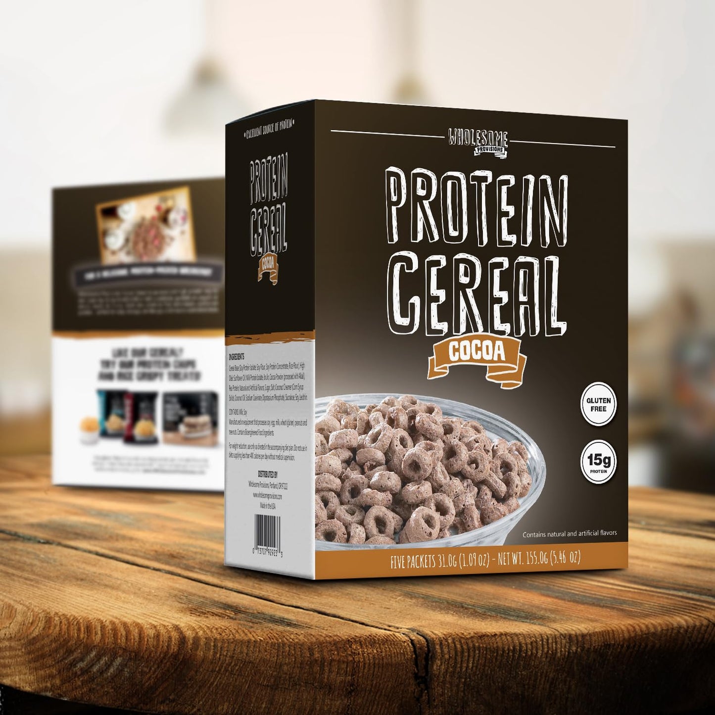 Protein Cereal, Low Carb Cereal, High Protein Cereal, 15G Protein, 5G Net Carbs, High Performance Cereal, 5 Individual Macro-Con
