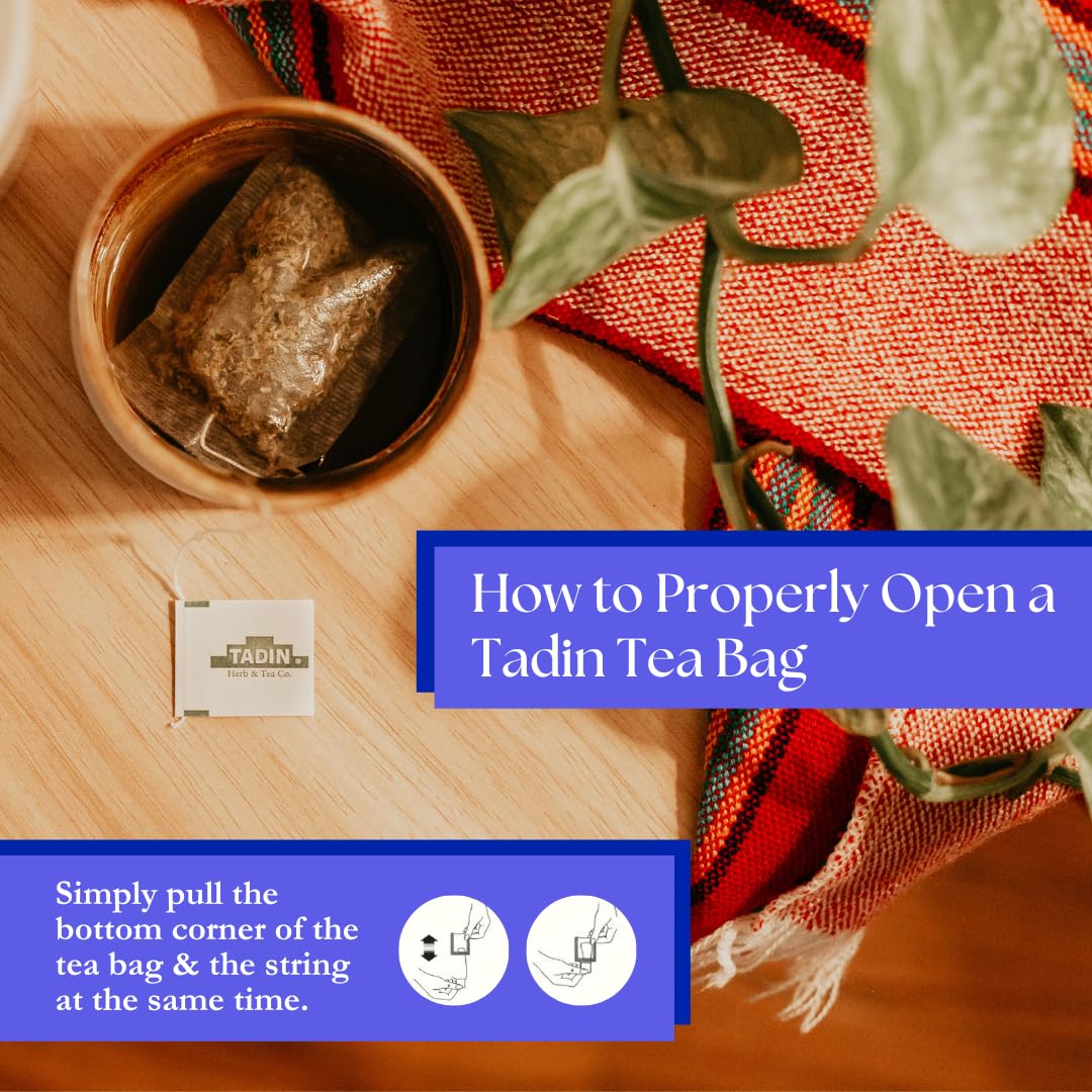 Tadin Tila Medicinal Tea Bags, Pack of 6 (24 Count) - Herbal Infusion, Model 083703505003