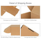Trwcrt Shipping Boxes 9X6X4 Set Of 20, Corrugated Cardboard Box For Packing Small Business, Brown