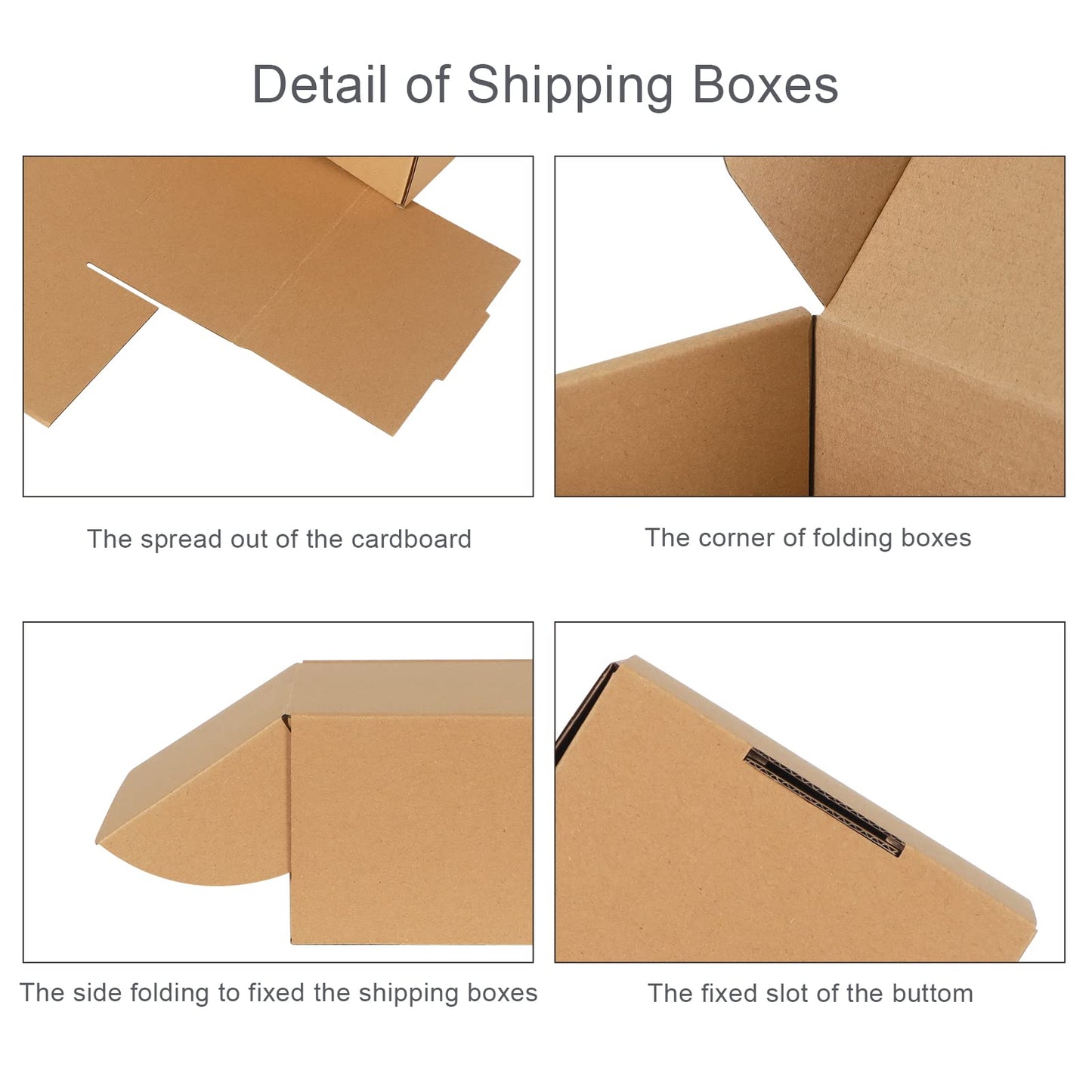 Trwcrt Shipping Boxes 9X6X4 Set Of 20, Corrugated Cardboard Box For Packing Small Business, Brown