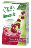 TRUE LIME Black Cherry Limeade Drink Mix (10 Packets) | Made from Real Limes | No Preservatives, No Artificial Sweeteners, Glute