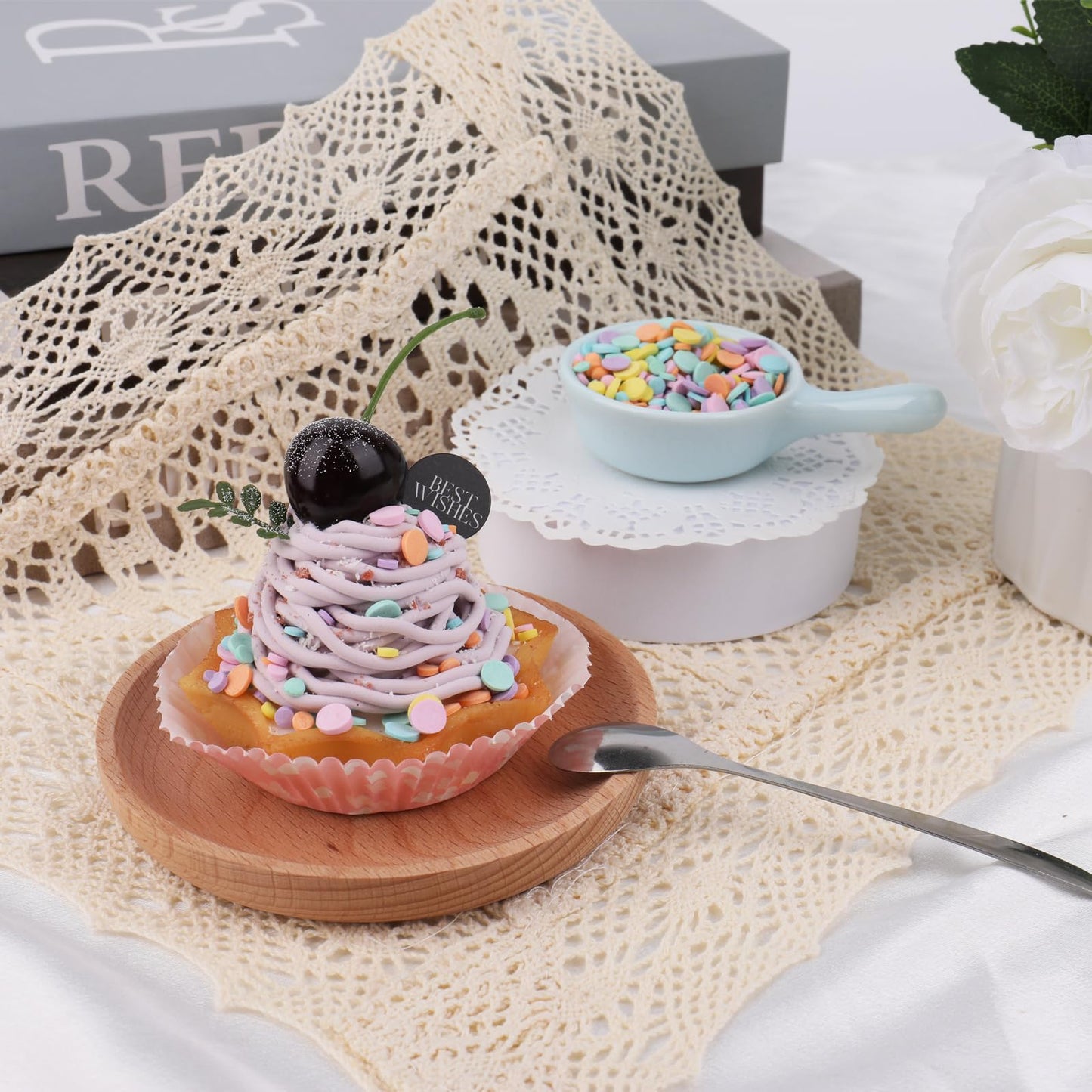 Pastel Confetti Sprinkle For Cake Decorating, Mix Rainbow Flat Round Sugar, Ideal For Cookie, Macaron, Cupcake, Ice Cream Topper