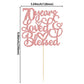 Gyufise 1Pc Rose Gold Glitter 70 Years Love And Blessed Cake Topper Cheers To 70 Years Happy 70Th Cake Topper 70Th Birthday Wedd