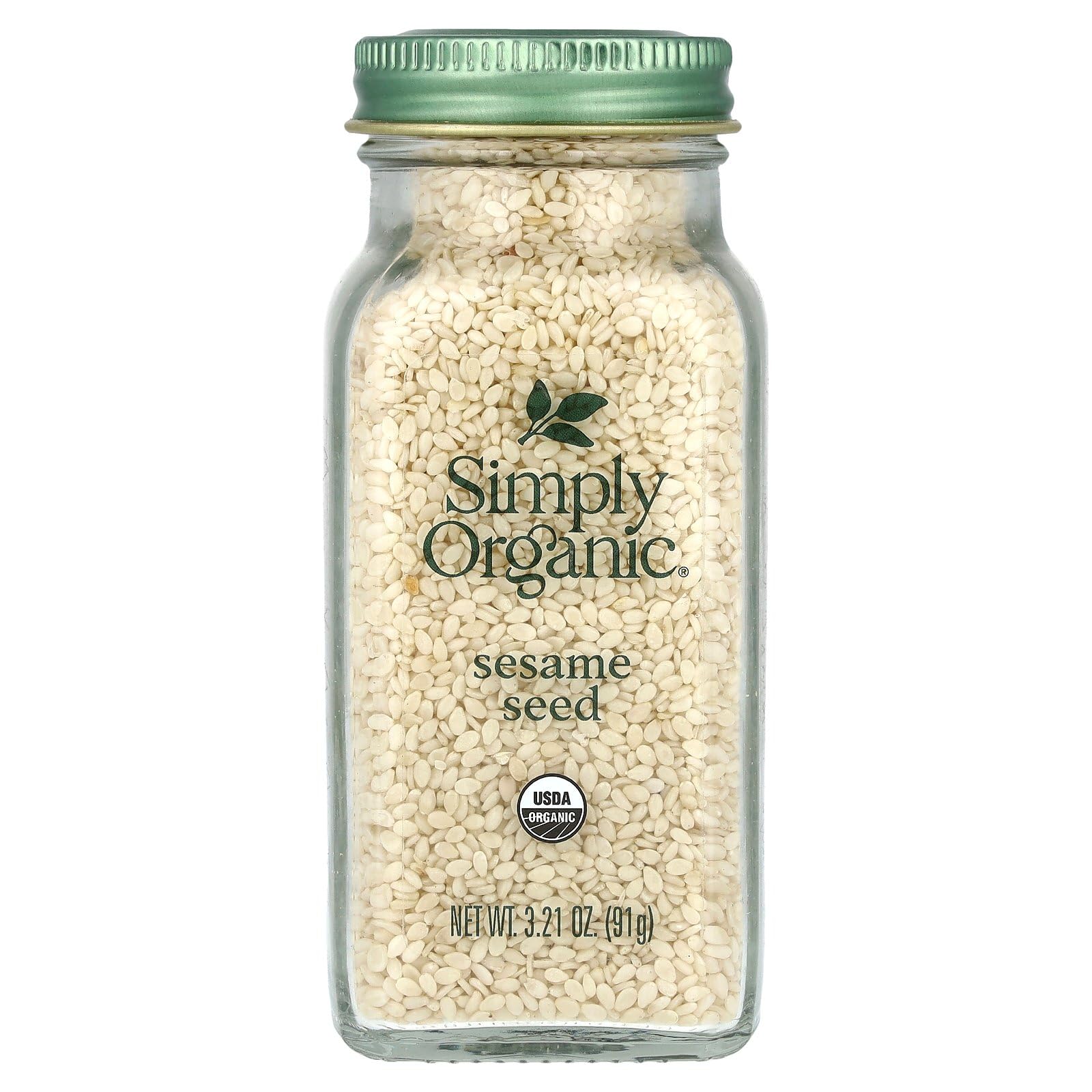 Simply Organic Whole Sesame Seed, Certified Organic | 3.7 Oz | Sesamum Indicum L.