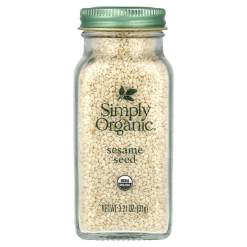 Simply Organic Whole Sesame Seed, Certified Organic | 3.7 Oz | Sesamum Indicum L.