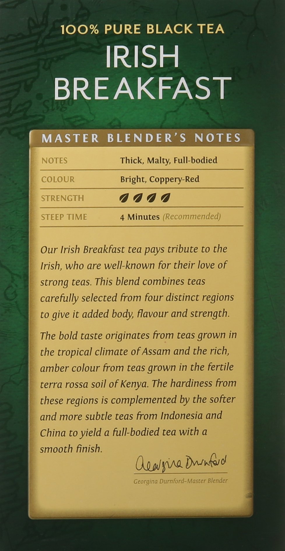 Twining'S Tea Breakfast Tea - Irish Black - Case Of 6 - 50 Bags