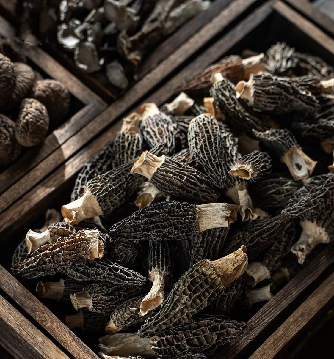 easyum Premium Dried Morel Mushrooms, 8 oz Dehydrated Cooking Mushrooms