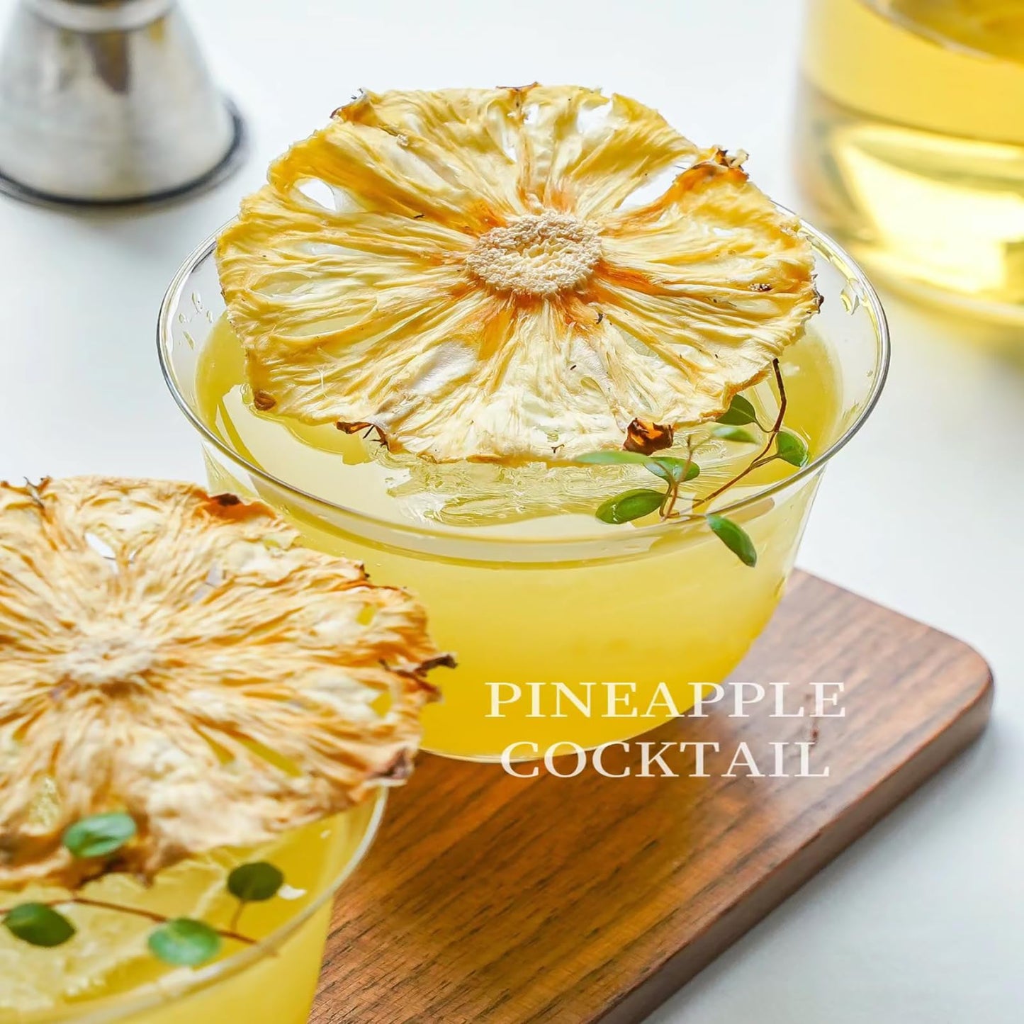 TXDYNLLK Dried Pineapple Slices - Dehydrated for Cocktails, Baking, and Teas - 7.06oz (200g) - No Sugar, No Sulph