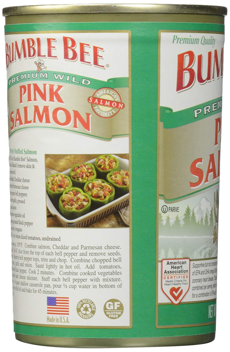 Bumble Bee Premium Wild Pink Salmon Cans, 14.75 Oz, Pack of 6