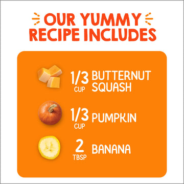 Happy Tot Organics Stage 4 Baby Food Pouches,Gluten Free, Vegan Snack, Love My Veggies, Fruit & Veggies Puree,Squash, Pumpkin &
