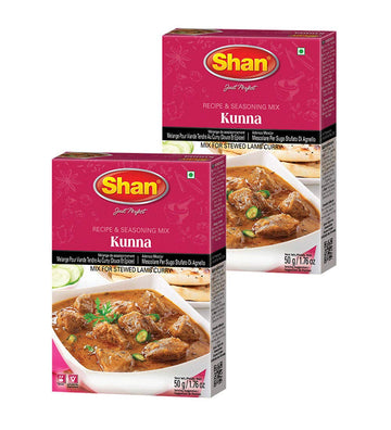 Shan Kunna Recipe and Seasoning Mix 1.76 oz (50g) - Spice Powder for Traditional Velvety Stewed Curry - Suitable for Vegetarians