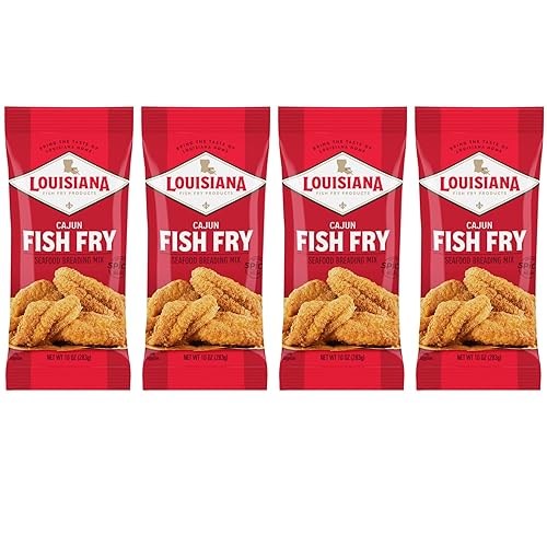 Louisiana Fish Fry Products Cajun Fry, 10 Oz (Pack Of 4)