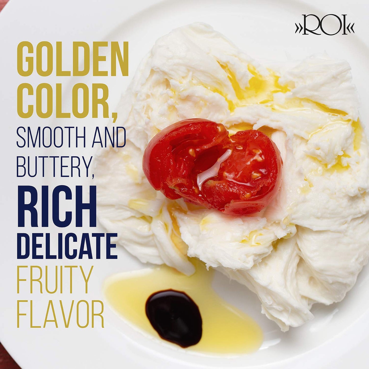 ROI Italian Extra Virgin Olive Oil - Made From Ligurian Taggiasca Oilves - High Polyphenol - DOP Certified - Fresh Cold Pressed