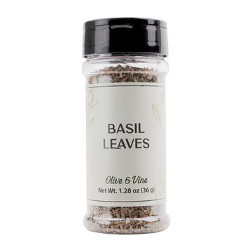 Olive & Vine Basil Leaves, Fresh Herbal Flavor, Seasoning for Pasta, Pesto, Salads, Rich Tradition, Authentic Taste, For Global 