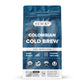 Stack Street Organic Cold Brew Coffee, Colombian Supremo, Dark Roast, 16 Ounce, Coarse Grind, 100% Arabica Beans, Single Origin