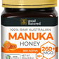 Good Natured Raw Manuka Honey MGO 260+ - 8.8oz (250g) - BPA Free Jar - Cold Extraction