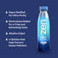 Zenwtr Ultra-Pure, Vapor Distilled Water, 16.9 Oz (Pack Of 12) Bottled Water, 9.5 Ph Alkaline Water With Electrolytes For A Cris