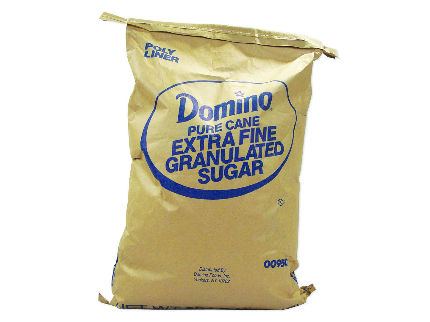 Domino Pure Cane Extra Fine Granulated Sugar, 50 lb Bulk Bag