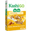 Kashi GO Protein Cereal, 10g Protein, 10g Fiber, Honey Almond Flax Crunch, 17.7oz Box (1 Box).