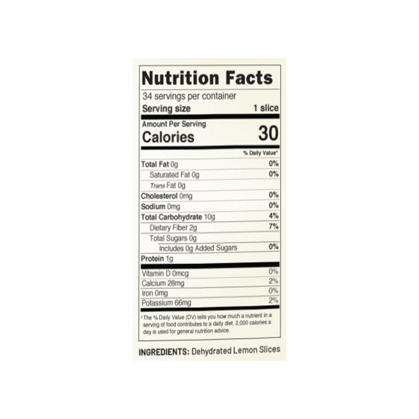 Barsmith Dehydrated Lemons - Dried Citrus Garnish - 1.3oz Pack of 1