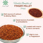 Pure Tree Certified Organic Ragi Whole | 900 G | Finger Millet | Nachni | Nagli | Ragi Millet Gluten-Free | Bavto | Red Finger M