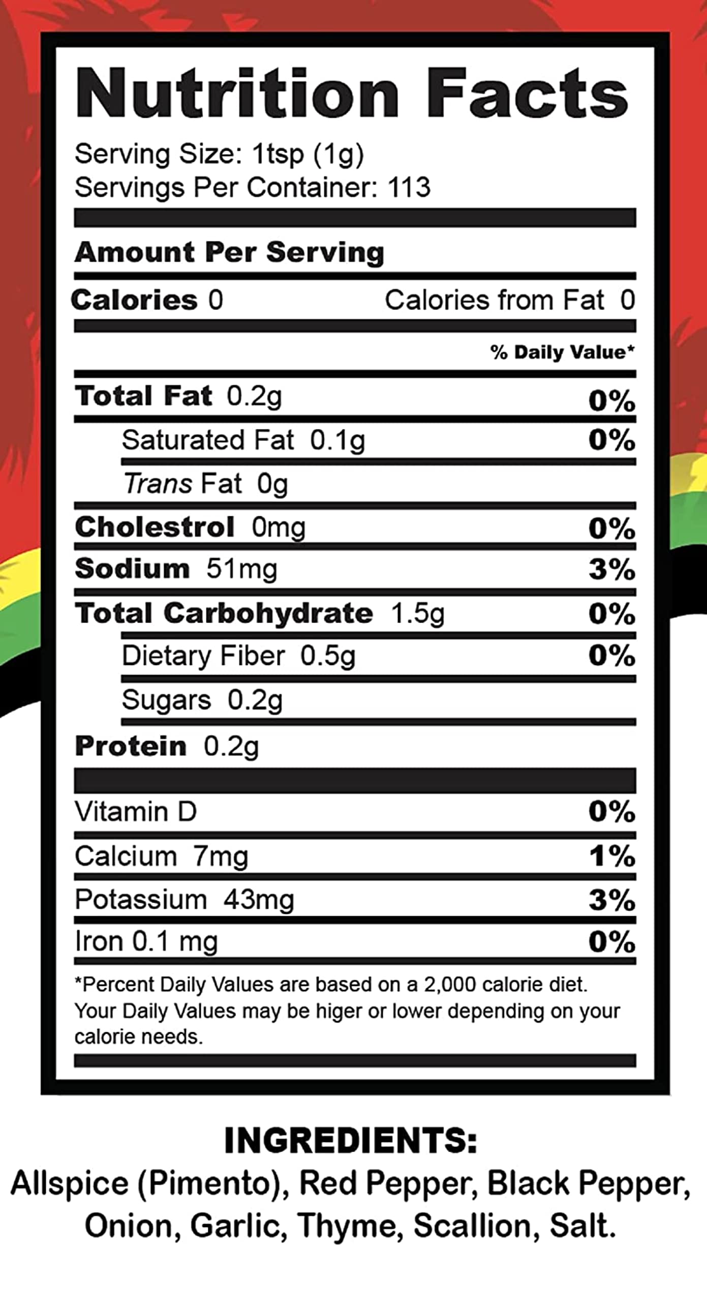 Caribkfoods Mild Jerk Seasoning (4.5 Oz) -100% All Natural Premium Ingredients | Healthy Gourmet Spice Blend For All Foods - Kos