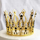 Crown Cake Topper Rhinestone Crystal Handmade Tiara Cake Decoration For Birthday Prom Party