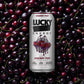 Lucky Energy Sugar Free Energy Drinks  Cherry Pop  16oz Cans (12-Pack) Healthy  Zero Sugar Energy Drink with Maca  Ginseng  Beta-Alanine  Taurine & 200mg Caffeine