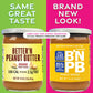 Better’n Peanut Butter Low Fat Banana Peanut Butter Spread, Creamy, Gluten Free, Dairy Free, Non GMO, 3 Pack of 16 oz Glass Jars