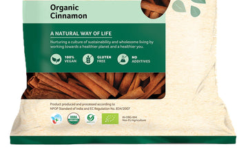 Organic Tattva, Organic Gluten Free Cinnamon(Dalcheeni) Whole / Sabut, 50G