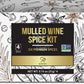 Soeos Mulled Wine Spice Kit, Mulling Spices for Wine, Cider & Tea, 2.96 oz (0.74 oz*4), Brown