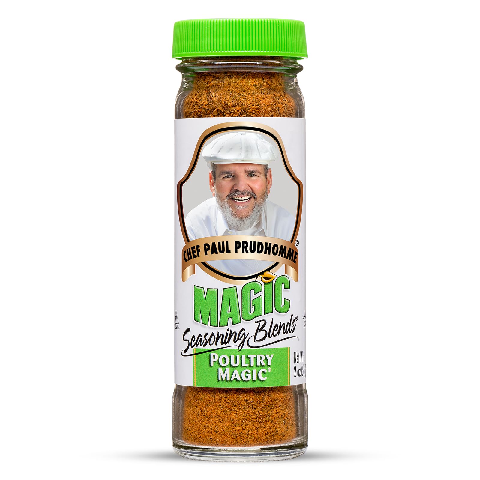 Chef Paul Prudhommes Poultry Magic Seasoning | MSG-Free, Gluten-Free | 2 oz (Pack of 1) | Kosher & Halal Certified