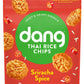 Dang Sticky Rice Chips | Sriracha Spice | 12 Pack | Vegan, Gluten Free, Non GMO Rice Crisps, Healthy Snacks Made with Whole Food