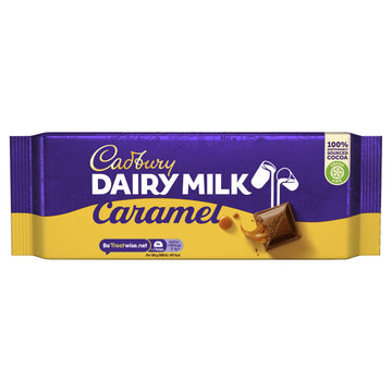 Cadbury Dairy Milk Caramel Chocolate Bar, 180G