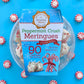 Krunchy Melts Original Meringue Cookies | Peppermint Crush Flavor | Only 90 Calories Per Serving | Fat Free, Gluten Free, Dairy Free (4 Oz)