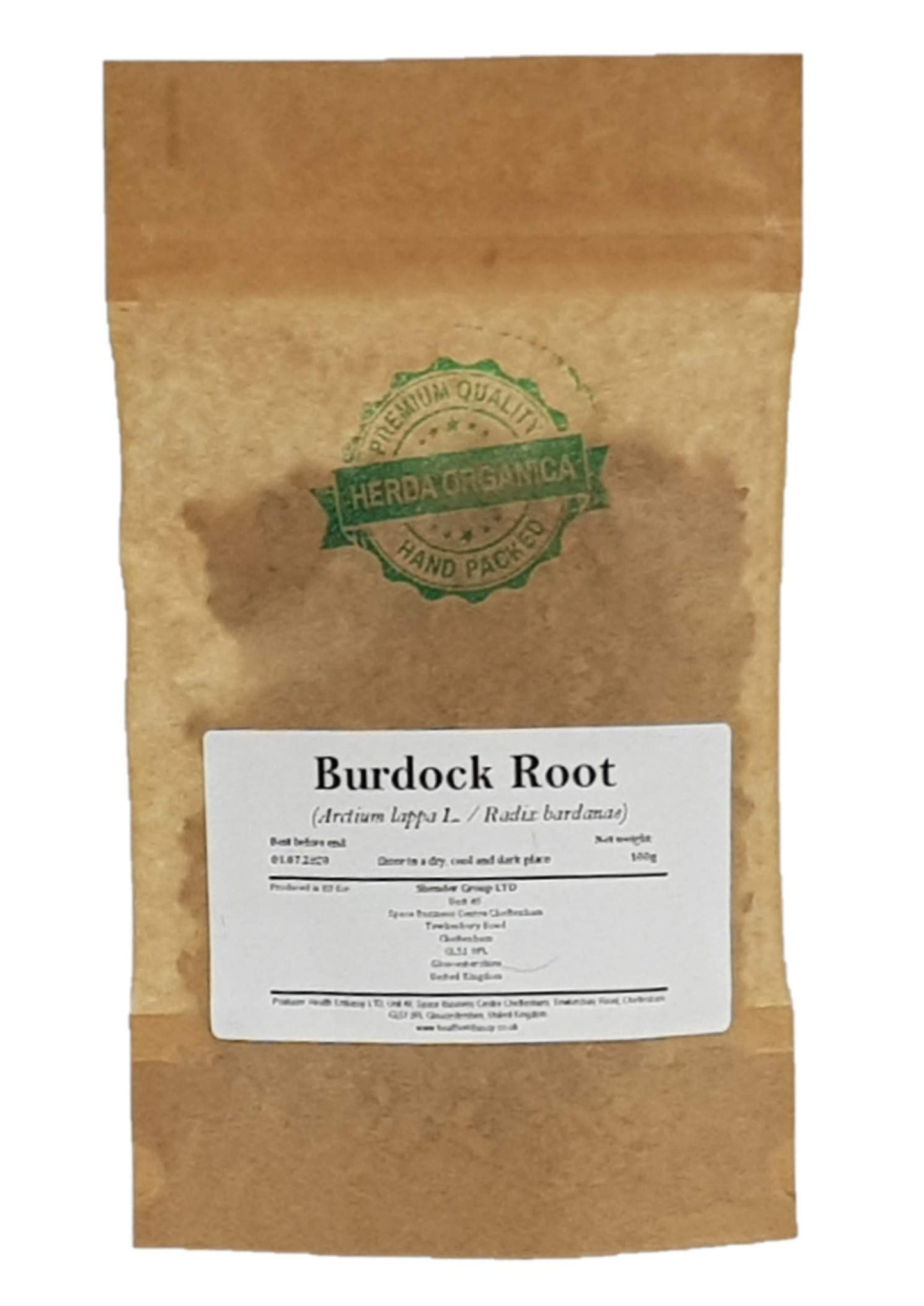 Burdock Root - Arctium Lappa L # Herba Organica # Lappa, Happy Major, Gobo, Thorny Burr, Edible Burdock (100G)